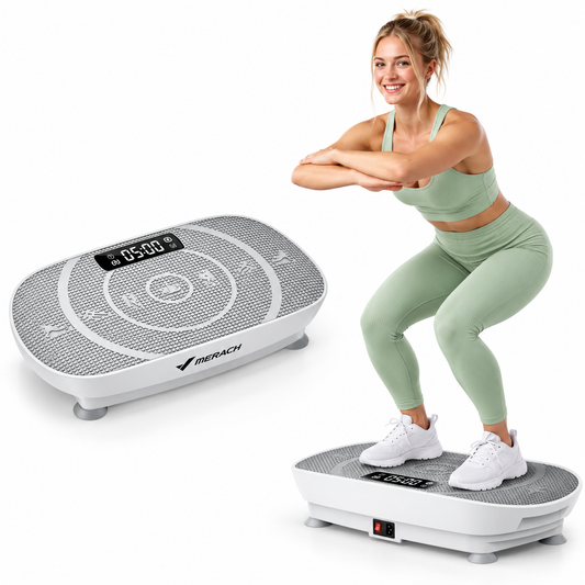 Merach Slim Vibration Plate | Compact Home Workout Machine