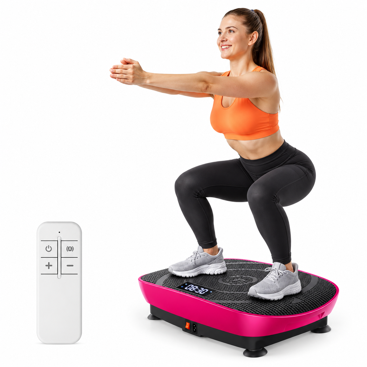 Merach Slim Vibration Plate | Compact Home Workout Machine