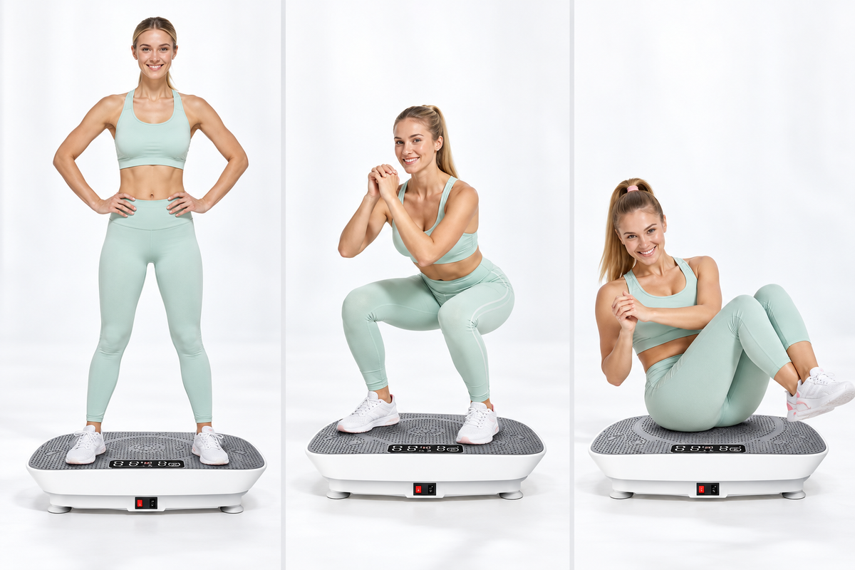 Merach Slim Vibration Plate | Compact Home Workout Machine